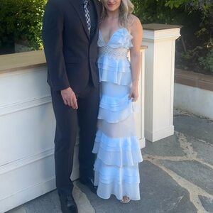 REVOLVE Light Pale Blue Maxi Dress